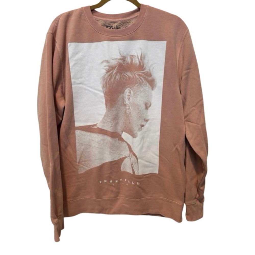 P!NK Pink Alecia Moore Trustfall Official Tour Sweatshirt, New without Tag